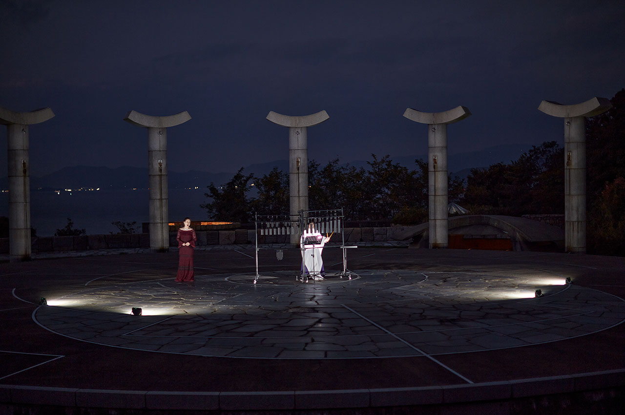 夕焼けのテアトロン